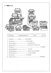 English Worksheet: Giving Directions