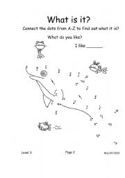 English Worksheet: Dot-to-dot