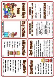 English Worksheet: Present Simple- Mini book