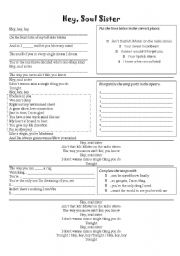 English worksheet: Hey Soul Sister - Train