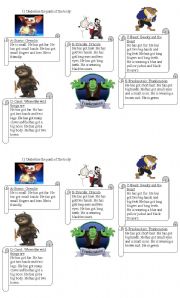 English Worksheet: monsters