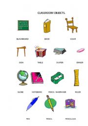 classroom objects