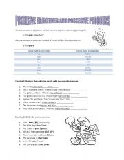 Possessive Pronouns and Adjectives. Notes and Exercises