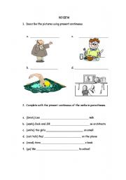 English worksheet: Intro review