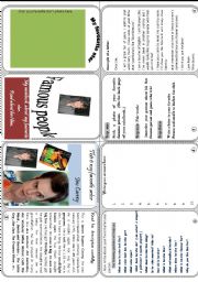 English Worksheet: Describing to Jim Carrey Minibook