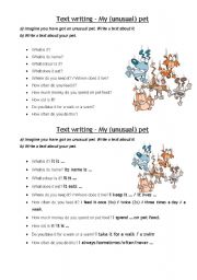 English Worksheet: Pets 