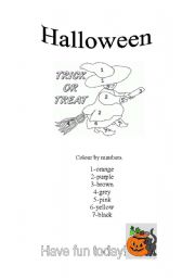 English worksheet: Halloween