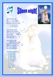 English Worksheet: Silent night