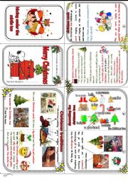 English Worksheet: merry christmas ( vocabulary and traditions + activities)