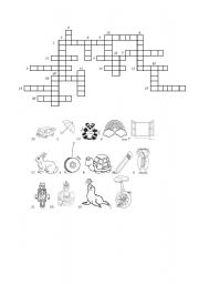 English worksheet: Crossword S-Z