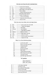 English Worksheet: smple present tense