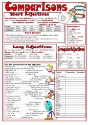 English Worksheet: Comparisons I