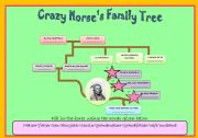 English worksheet: FAMILY TREE WORKSHEET