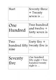 English worksheet: Dominoes- Numbers