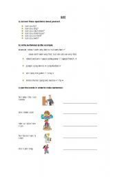 English worksheet: USE CAN
