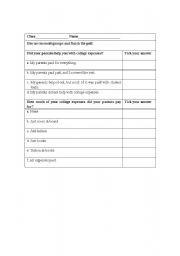 English Worksheet: poll