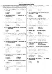 English Worksheet: test
