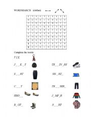 English Worksheet: physical description