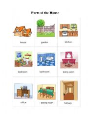 English Worksheet: House