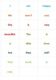 English Worksheet: Order the sentences - ACTIVE PLAY :)