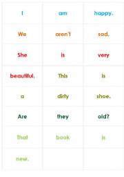 English worksheet: Order the sentences - ACTIVE PLAY :)