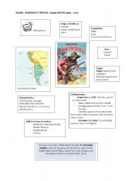 English Worksheet: Robinson CRUSOE