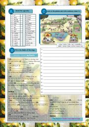 English Worksheet: Fools Garden - Lemon Tree (Present Continuous)