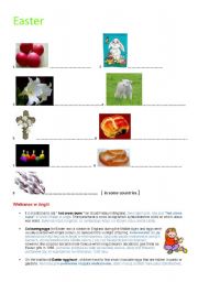 English worksheet: easter