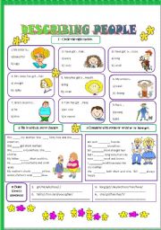 English Worksheet: Physical description/Describing people-2