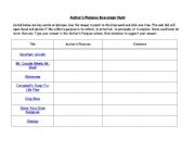 English worksheet: Authors Purpose