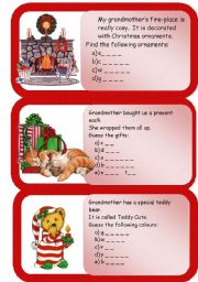 English Worksheet: Christmas worksheet