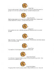English Worksheet: Penny Olympics Lesson Plan