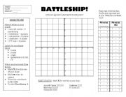 English Worksheet: Battleship