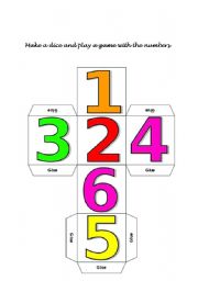 English Worksheet: numbers