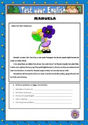 English Worksheet: 