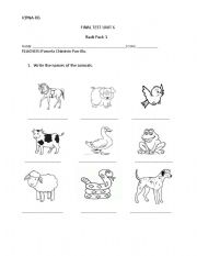 English worksheet: Farm quiz