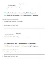 English Worksheet: Conjunctions: When, While