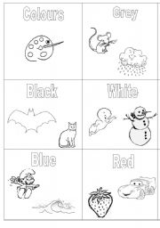 English Worksheet: Colours