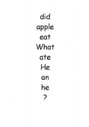 English Worksheet: Questions and answers game - Past simple