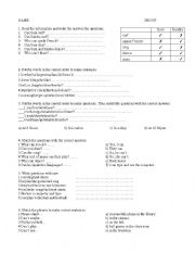 English Worksheet: REVIEW ON PRESENT TENSE