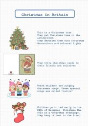 English Worksheet: Christmas in Britain