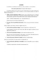 English Worksheet: Adverbs