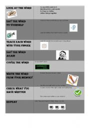 English Worksheet: COPS wall chart