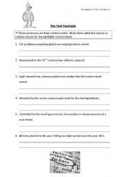 English Worksheet: The past participle