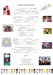 English Worksheet: Nothings gonna stop us - Song with KEY
