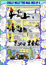 English Worksheet: COMIC - CHILLY WILLY THE MAIL MIX UP 4