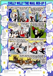 English Worksheet: COMIC - CHILLY WILLY THE MAIL MIX UP 5