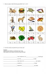 English Worksheet: what have you got?