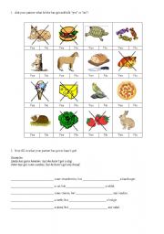 English worksheet: what have you got?