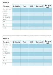 English worksheet: Can you...?